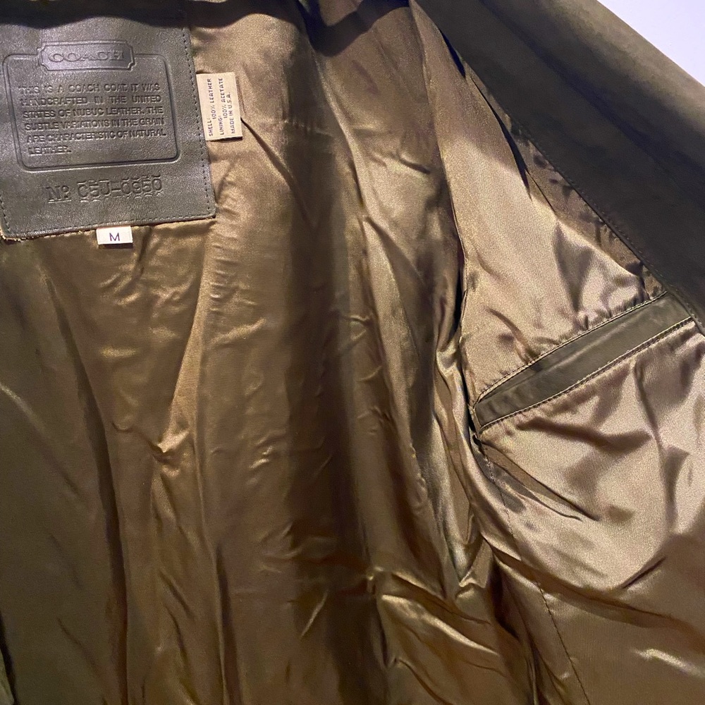 Vintage Coach Leather Jacket